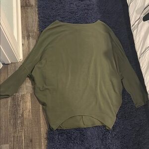 Alya Olive Green Women's Top